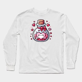 Valentine's Cartoon Delights T-Shirt T-Shirt Long Sleeve T-Shirt